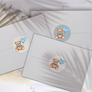 Teddy Bear Baby Shooting Stickers Etiketten