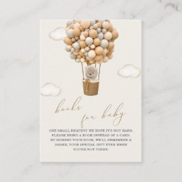 Teddy Bear Baby Showbuchanfrage Begleitkarte