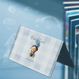 Teddy Bear Baby Showcard Buchungsanfrage