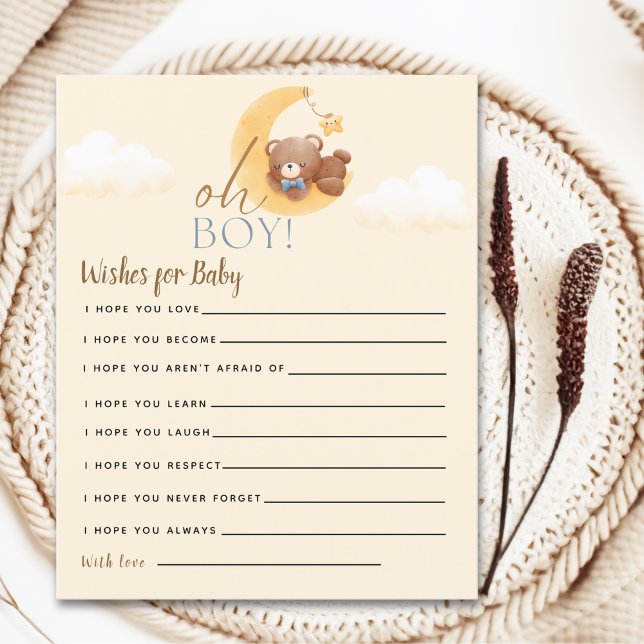 Teddy Bear Baby shower boy (Von Creator hochgeladen)
