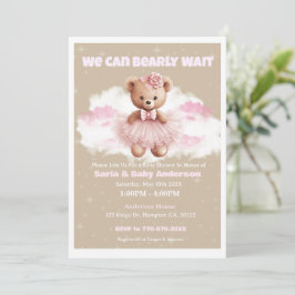Teddy Bear Baby Shower Einladung
