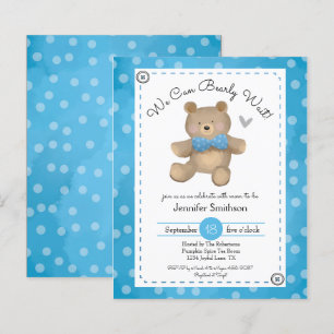 Teddy Bear Baby Shower Einladungen