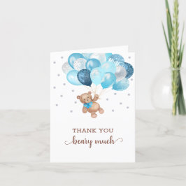 Teddy Bear Baby shower Merci Beare Beaucoup de car
