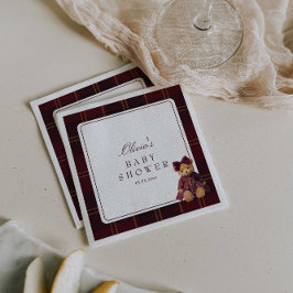 Teddy Bear Baby Shower  Serviette