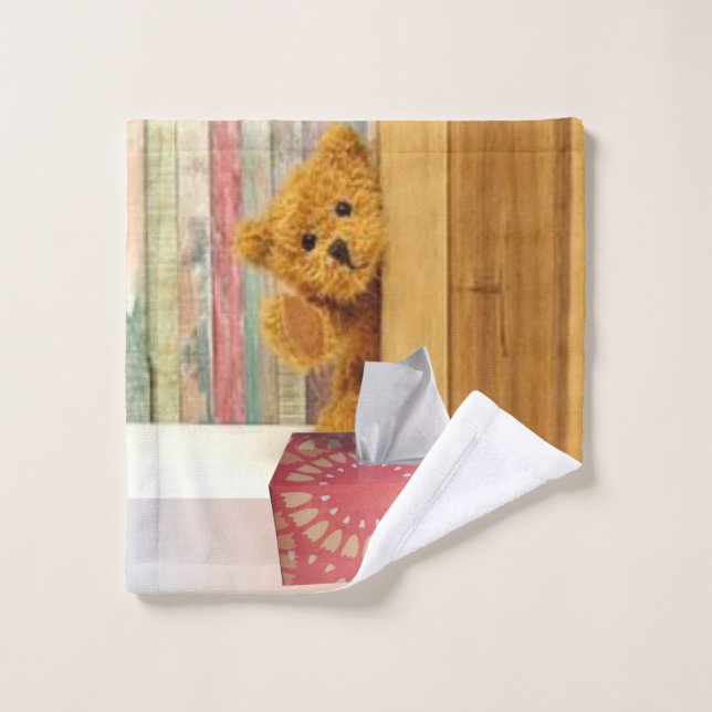 Teddy Bear Badezimmer Handtuchhalter Sets (Waschlappen)