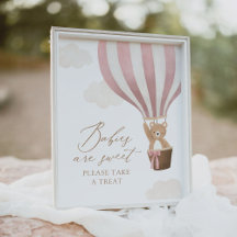 Teddy Bear Balloon Babydusche Babys sind süß