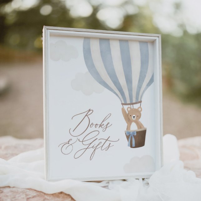 Teddy Bear Balloon Kinderdusche Bücher und Geschen Poster (Von Creator hochgeladen)