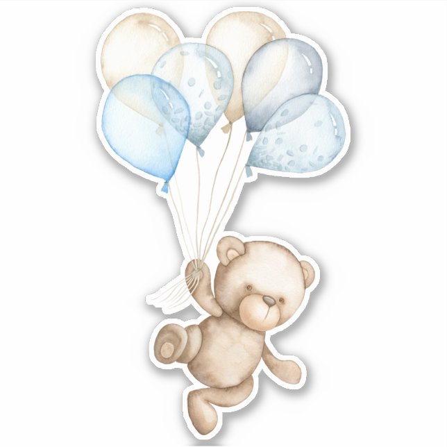Teddy Bear Bear Bear Mignonne Animal Sticker (Devant)