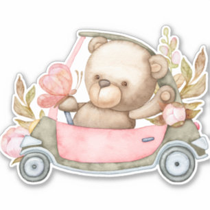 Teddy Bear Bear Bear Mignonne Animal Sticker