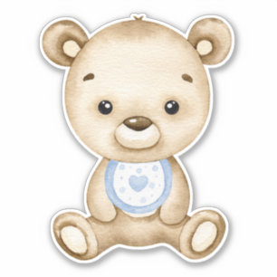 Teddy Bear Bear Bear Mignonne Animal Sticker