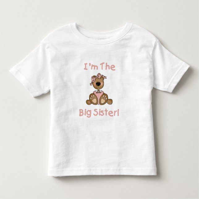 Teddy Bear Big Sister Tshirts und Geschenke (Vorderseite)