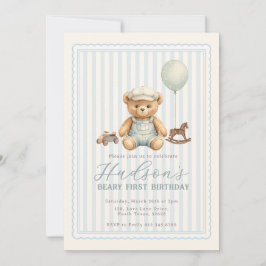 Teddy Bear Birthday Invitation Einladung