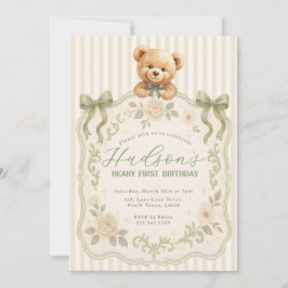 Teddy Bear Birthday Invitation Einladung