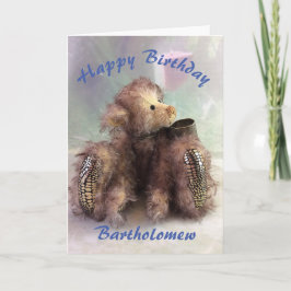 Teddy Bear Birthday Karte