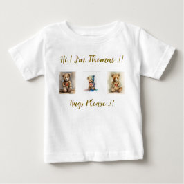 Teddy Bear Birthday Party Baby T-shirt