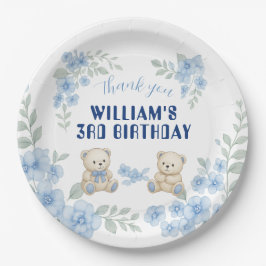 Teddy Bear Birthday Party Pappteller