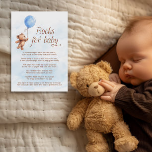Teddy Bear Blue Books for Baby Begleitkarte