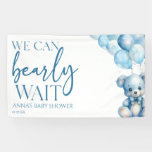 Teddy Bear Blue Wir können frühzeitig abwarten Bab