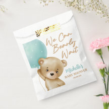 Teddy Bear Blue Wir können frühzeitig abwarten Bab
