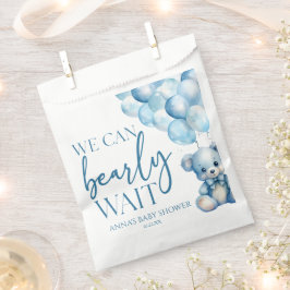 Teddy Bear Blue Wir können frühzeitig abwarten Bab Geschenktütchen