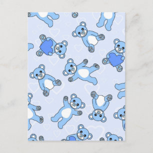 Teddy Bear Blues Postkarte