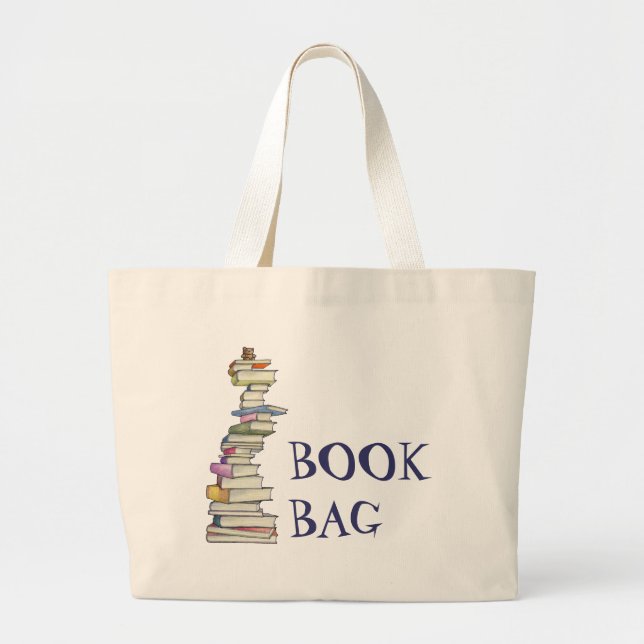 Teddy Bear Books Bag Jumbo Stoffbeutel (Vorne)