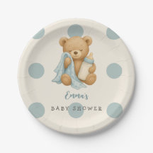 Teddy Bear Boy Baby Shooting Paper Teller