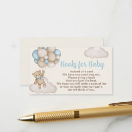 Teddy Bear Boy Books for Baby Begleitkarte