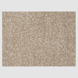 Teddy Bear Brown Gold Glitzer   Seidenpapier
