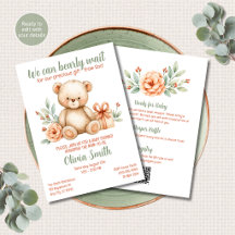 Teddy Bear Christliche Babyparty Alles in Einem QR