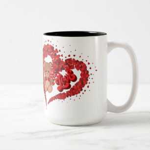 Teddy Bear Coeur Mug
