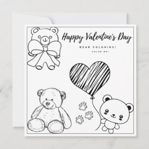 Teddy Bear Coloring Page