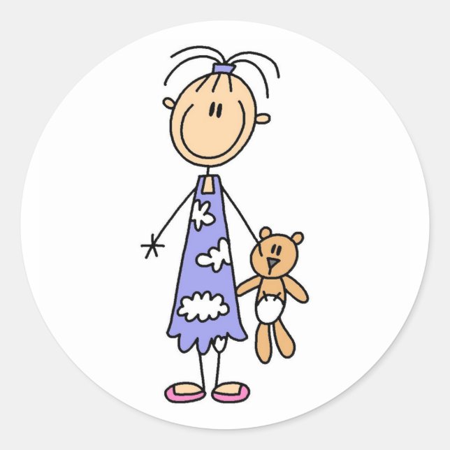 Teddy Bear Cuddle Buddy Sticker (Vorderseite)