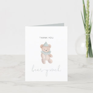 Teddy Bear Dankeschön Sehr Viel Karte