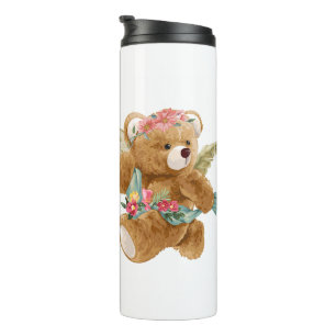 Teddy Bear Day - Feiern Sie die Cuddles und den Ko Thermosbecher