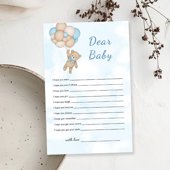 Teddy Bear Dear Baby Wishes for baby (Von Creator hochgeladen)