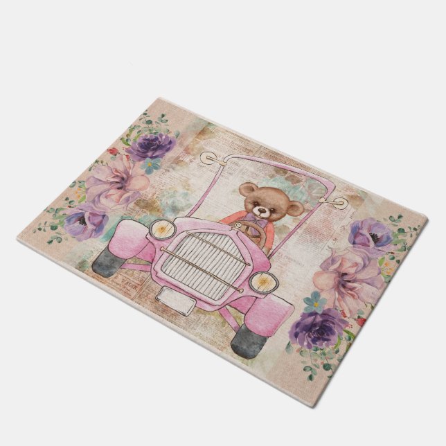 Teddy Bear Doormat Fußmatte (Schrägansicht)