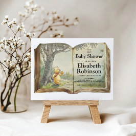 Teddy Bear Douche Invitation personnalisée