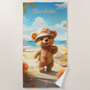 Teddy Bear enfants Plage et serviette de piscine