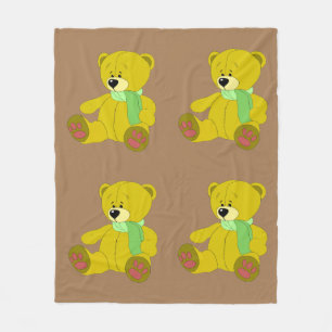 Teddy Bear Fleece Blanket