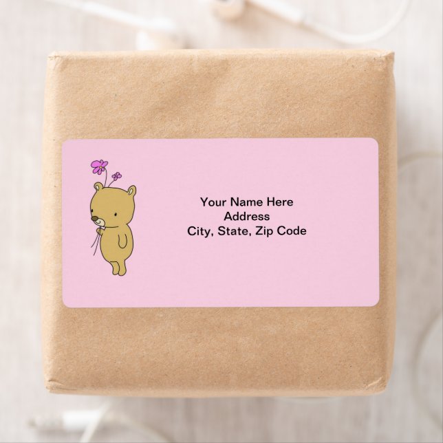 Teddy Bear Floral Labels (Insitu)