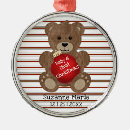 Teddy Bear für Baby Keramik Ornament Aus Metall