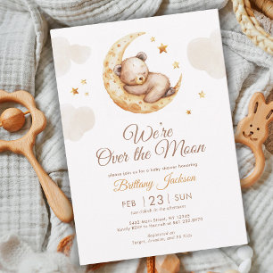 Teddy Bear Gender Neutral Baby Dusche Einladung