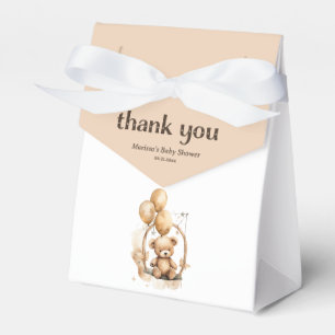 Teddy Bear Gender Neutral Baby Shower Fevor Box Geschenkschachtel