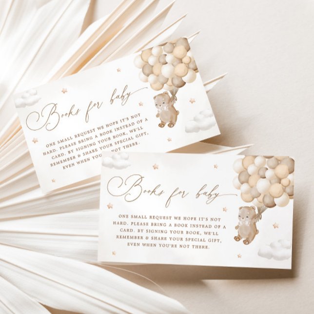 Teddy Bear Gender Neutral Book Request Begleitkarte (Von Creator hochgeladen)