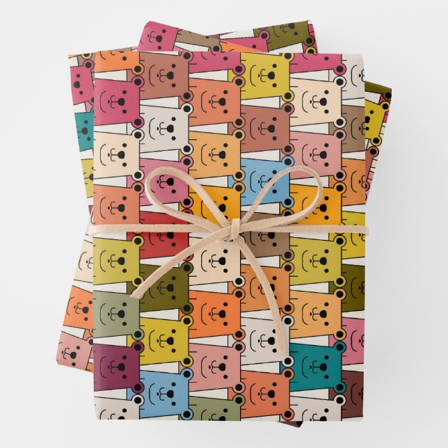 Teddy Bear Geschenkpapier Set (Beispiel)