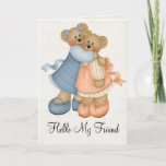 Teddy Bear Girlfriends Freundschaftsgrüße Karte<br><div class="desc">Sie können die Nachricht an Ihre Bedürfnisse anpassen... entworfen von marlodeedesigns.com © 2004-2013 MarloDee Designs: Alle Rechte vorbehalten. Alle erforderlichen Lizenzen wurden erworben und sind in Datei gespeichert. Bilder auf dieser Website sind NICHT öffentlich zugänglich. Sie dürfen diese Designs, Bilder, Illustrationen, Fotografien, Kunst und Schrift nicht kopieren, duplizieren, verändern oder...</div>