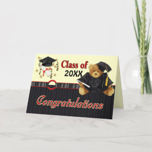 Teddy Bear Graduate 20XX - Inside individualisiere Karte