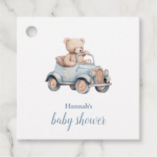 Teddy Bear Grandmillennial Baby Show Geschenkanhänger