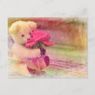 Teddy Bear Greetings Postkarte